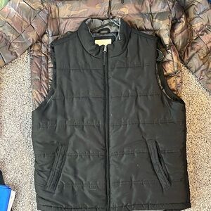 Black winter vest